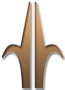 Логотип компании Империя каминов